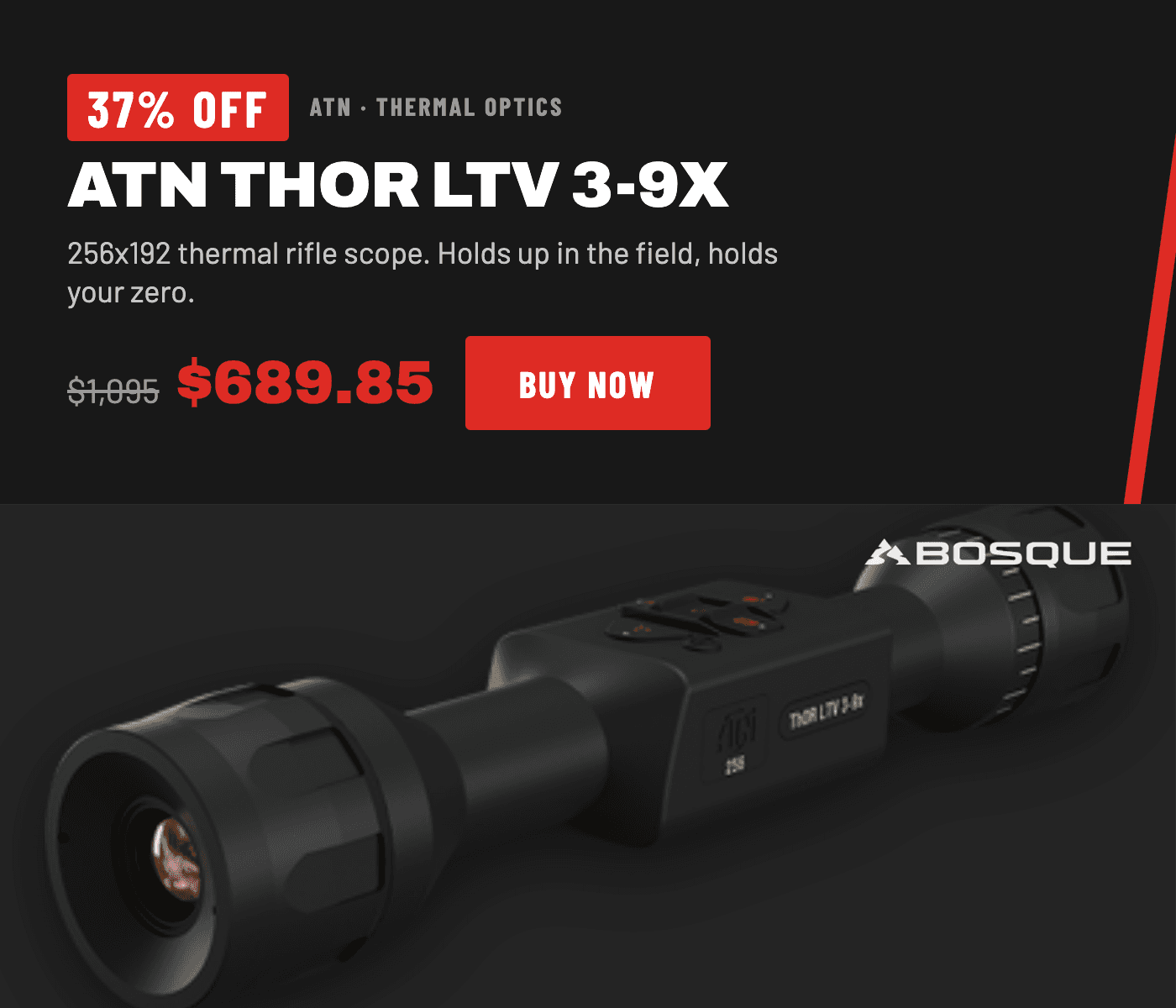 ATN Thor LTV 3-9x Thermal Rifle Scope