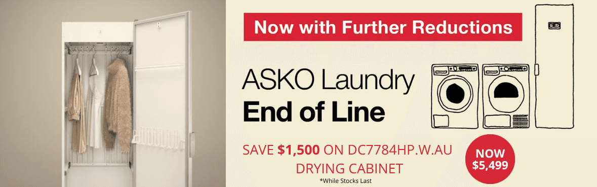 Save $1,500 on Asko DC7784HP.W.AU Drying Cabinet - While Stocks Last