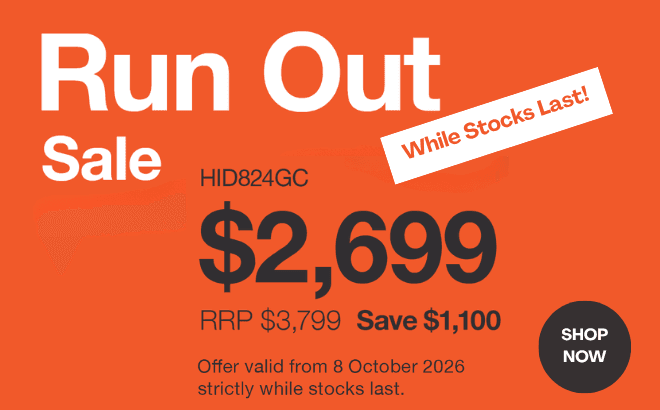 RUN OUT SALE on Asko HID824GC Induction Cooktop - While Stocks Last