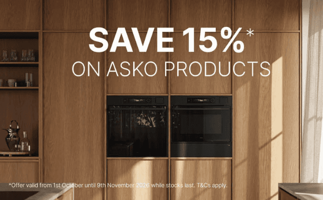 Save 15% on all Asko Products*