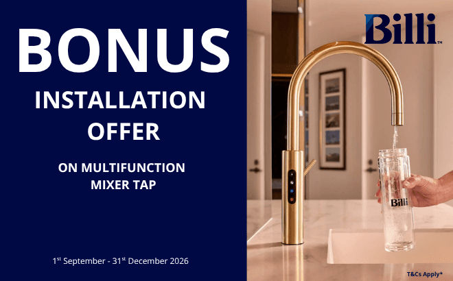 Bonus Installation Offer on Multifunction Mixer Tap