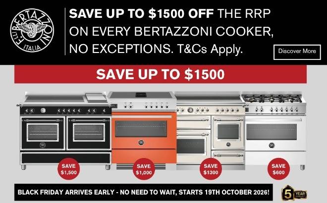 Bertazzoni Save up to $1500 on Bertazzoni Cookers*