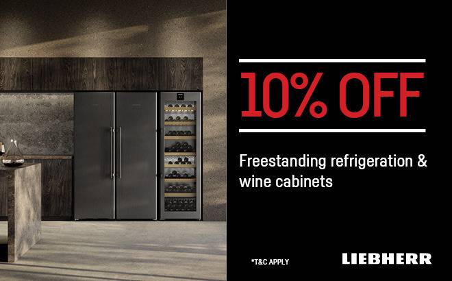 10% Off Freestanding Liebherr Refrigeration & wine cabinets*