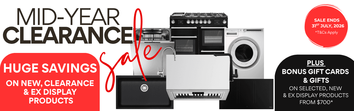 Mid-Year Clearance Sale on selected new, clearance & ex-dispaly products*