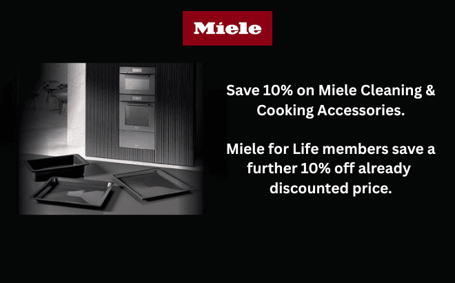 Save 10% on selected Miele accessories