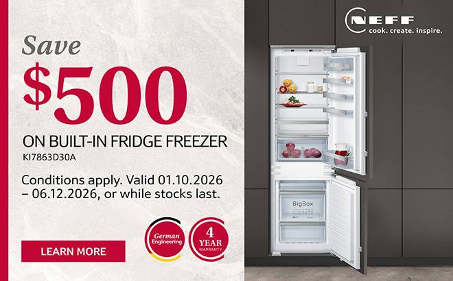Save $500 on Neff Built-In Fridge-Freezer*