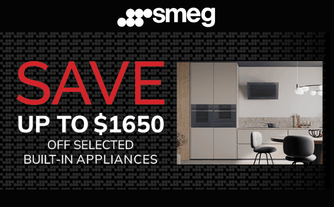 Smeg Complete Kitchen Offer - Save up to 10% on purchases of 2 or more premium appliances
