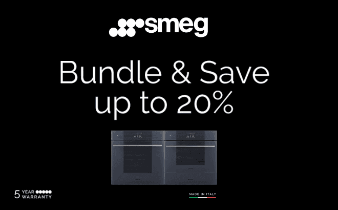 Smeg Complete Kitchen Offer - Save up to 10% on purchases of 2 or more premium appliances