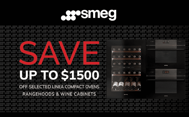 Smeg Complete Kitchen Offer - Save up to 10% on purchases of 2 or more premium appliances