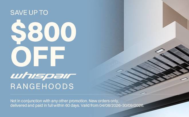 Save Up To $800 Off Whispair Rangehoods*