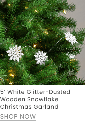 5-foot white glitter-dusted wooden snowflake garden