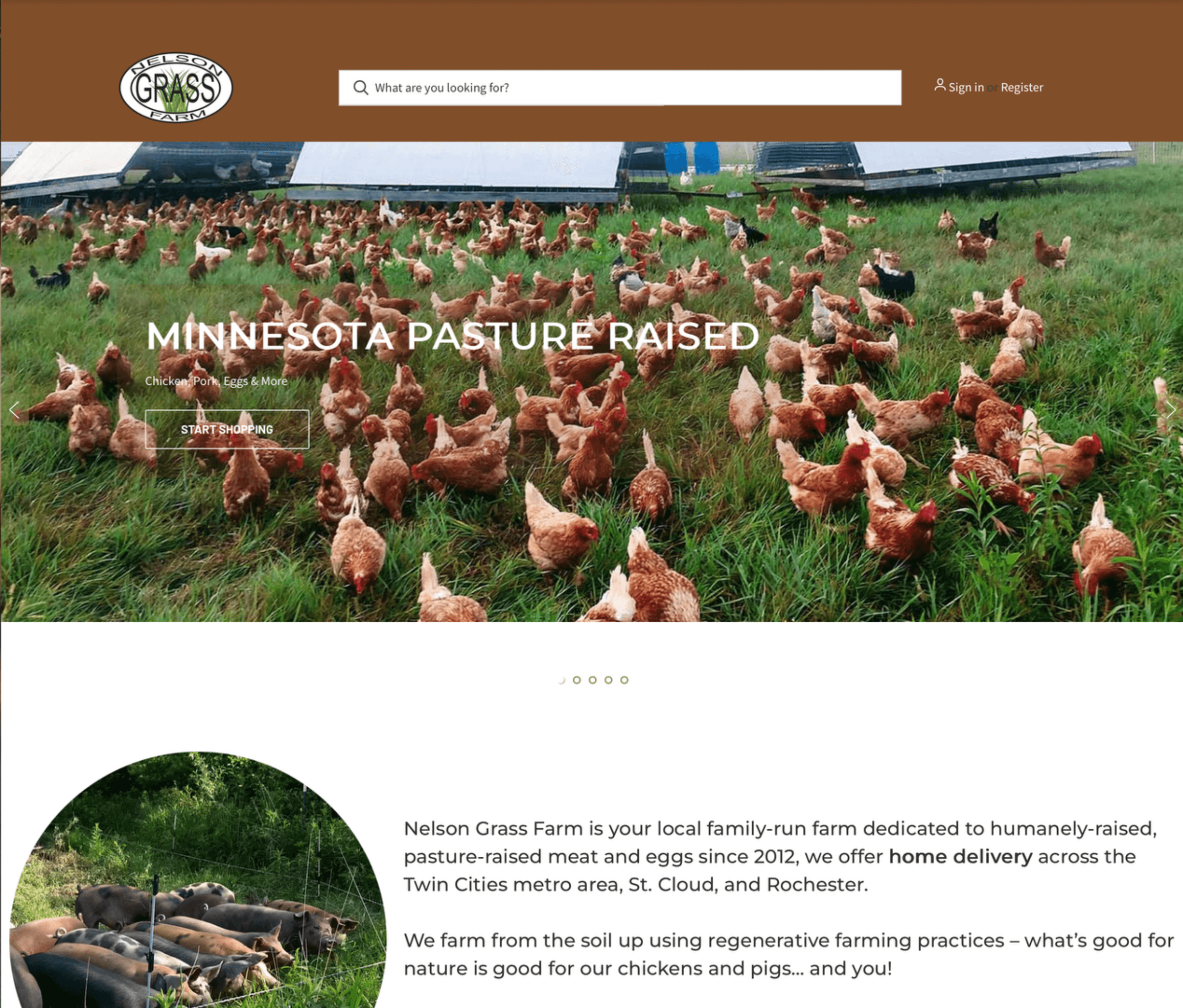 Nelson Grass Farm Start Page