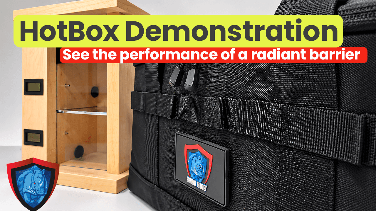 Hot Box radiant barrier demonstration video