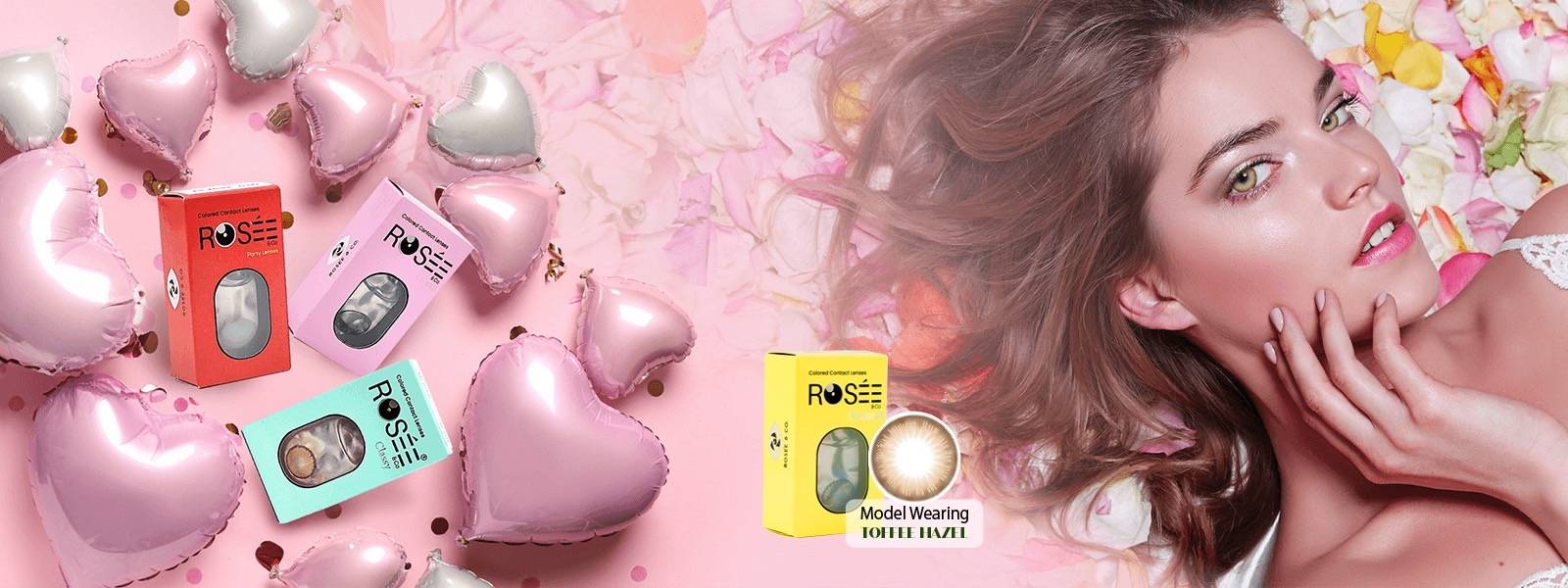 ROSEE colored contact lenses – elevate your look with comfort and style.