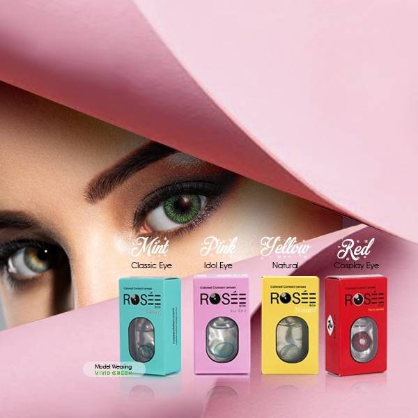 ROSEE colored contact lenses – elevate your look with comfort and style.